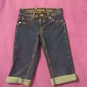 Justice Premium Jeans Capri's